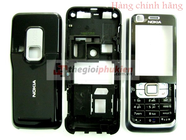 Vỏ Nokia 6120c đen công ty Full bộ